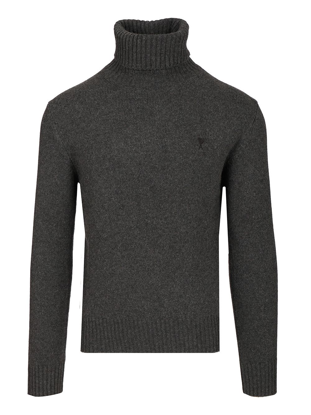 Cashmere Turtleneck Sweater Knitwear Grey