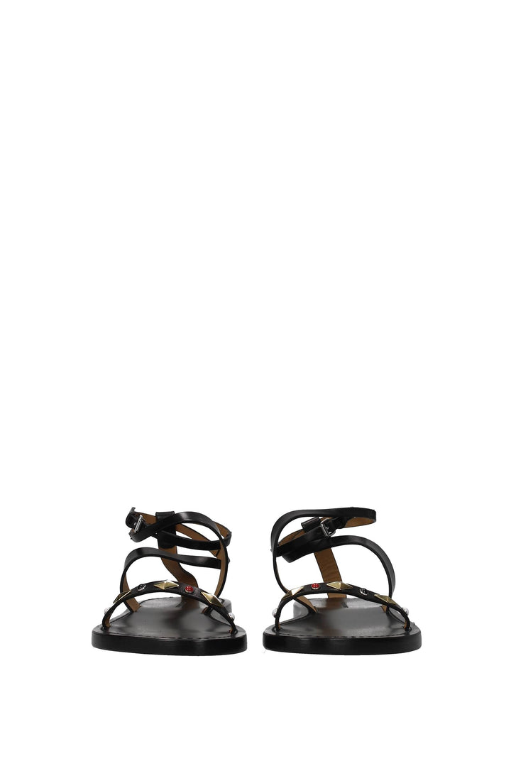 Sandals Jothee Leather Black - Isabel Marant - Women