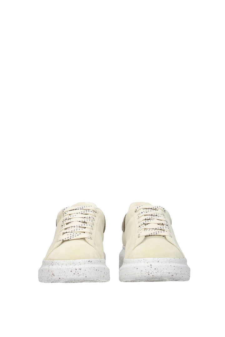 Sneakers Oversize Suede Beige Stone - Alexander McQueen - Men