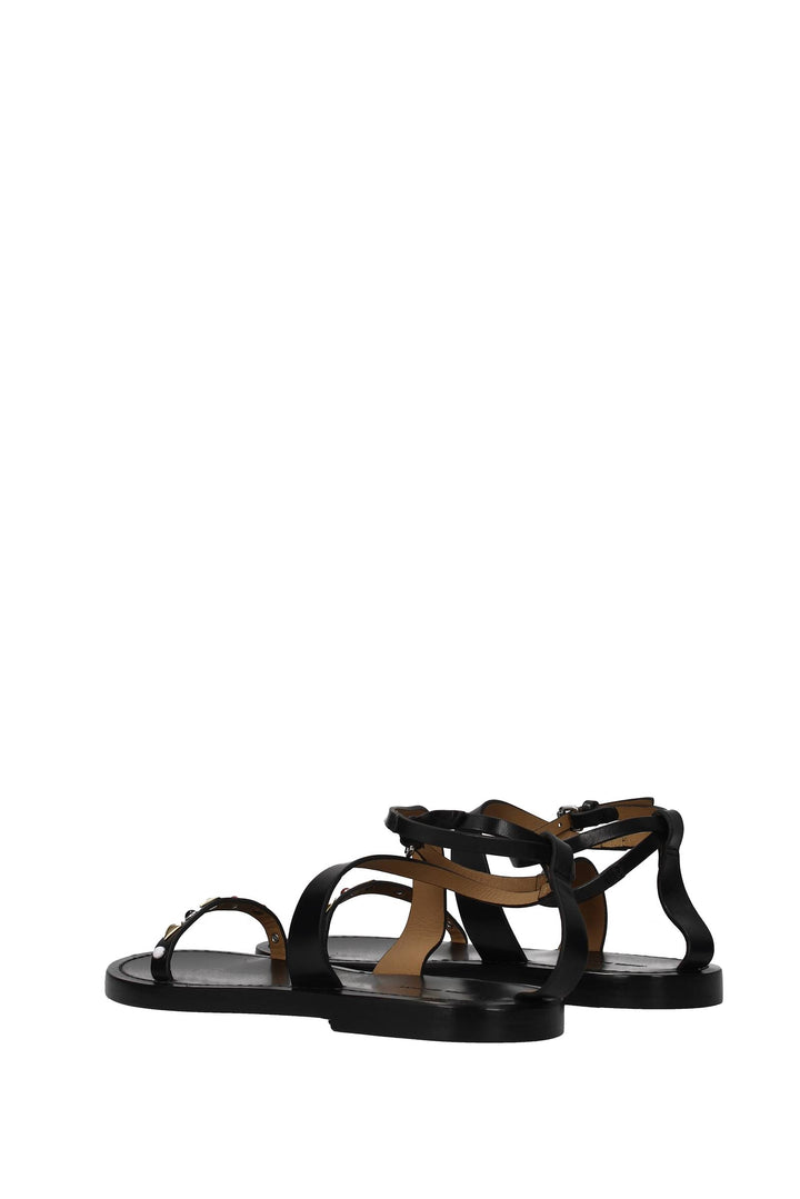 Sandals Jothee Leather Black - Isabel Marant - Women