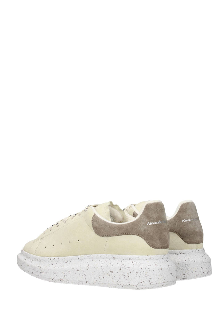 Sneakers Oversize Suede Beige Stone - Alexander McQueen - Men