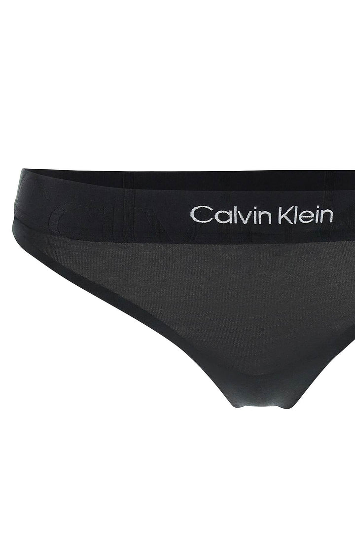 Embossed Icon Thong - Calvin Klein Underwear - Women