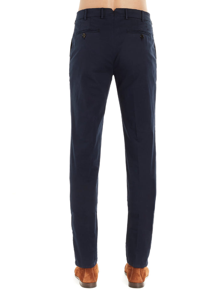 Flat Front Pants Blue