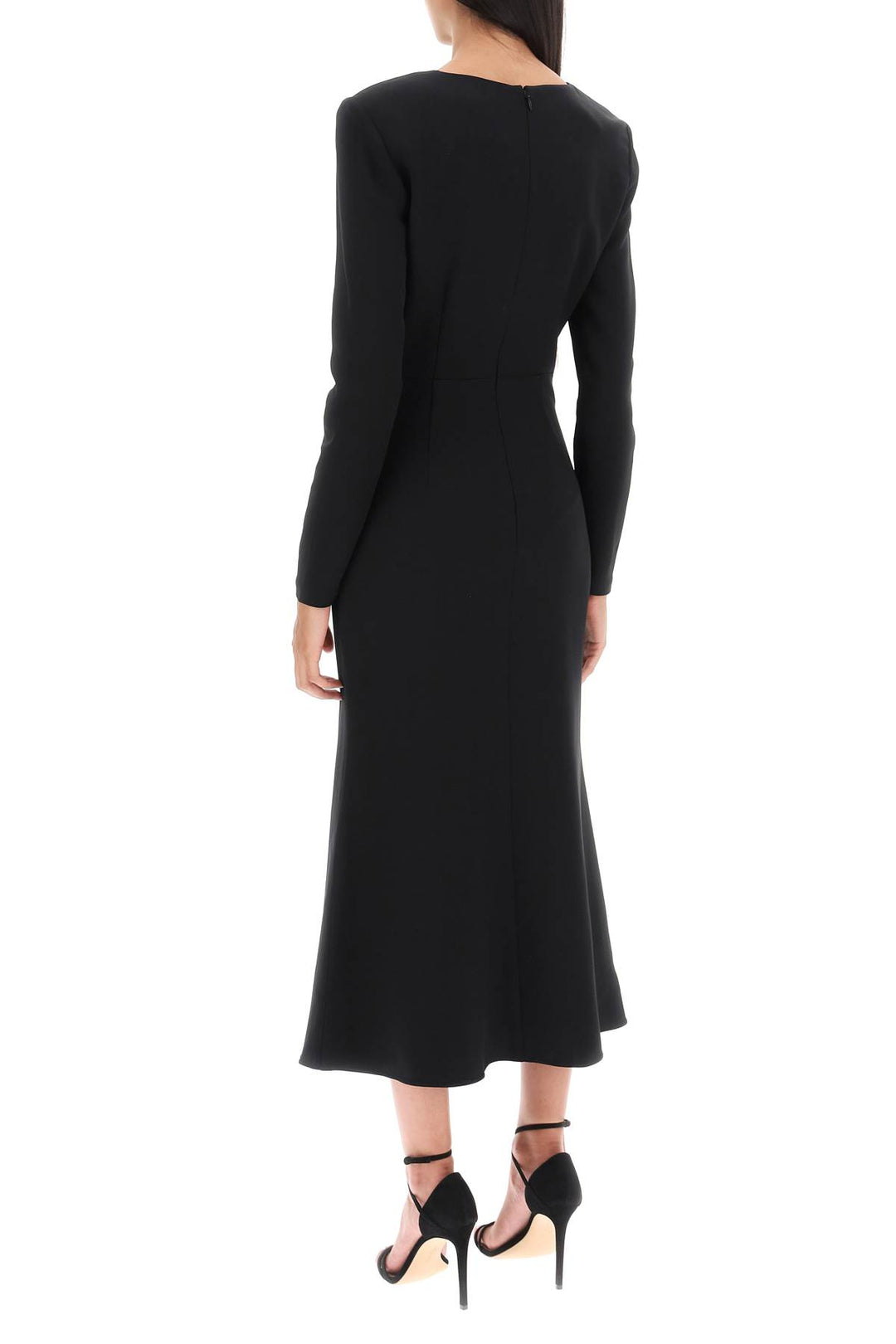 Midi Dress With Plunging Neckline - Roland Mouret - Women