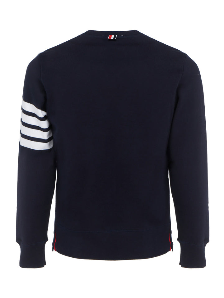 Sweatshirt with crew-neck and buttons