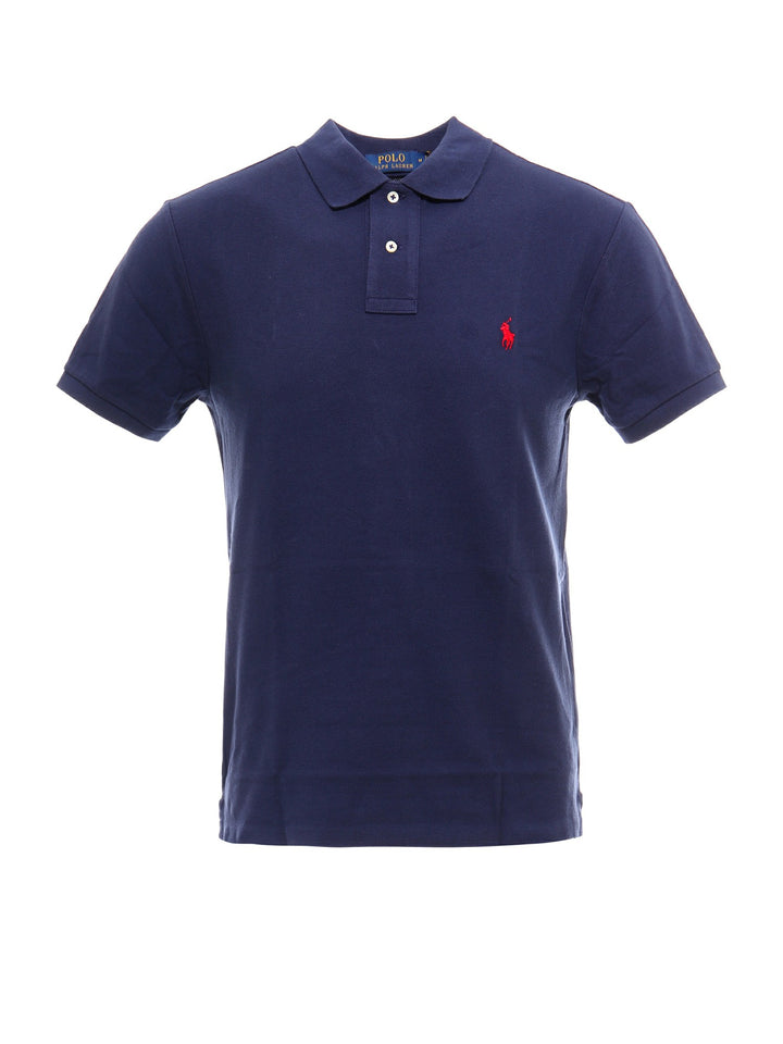 Cotton polo shirt with logo