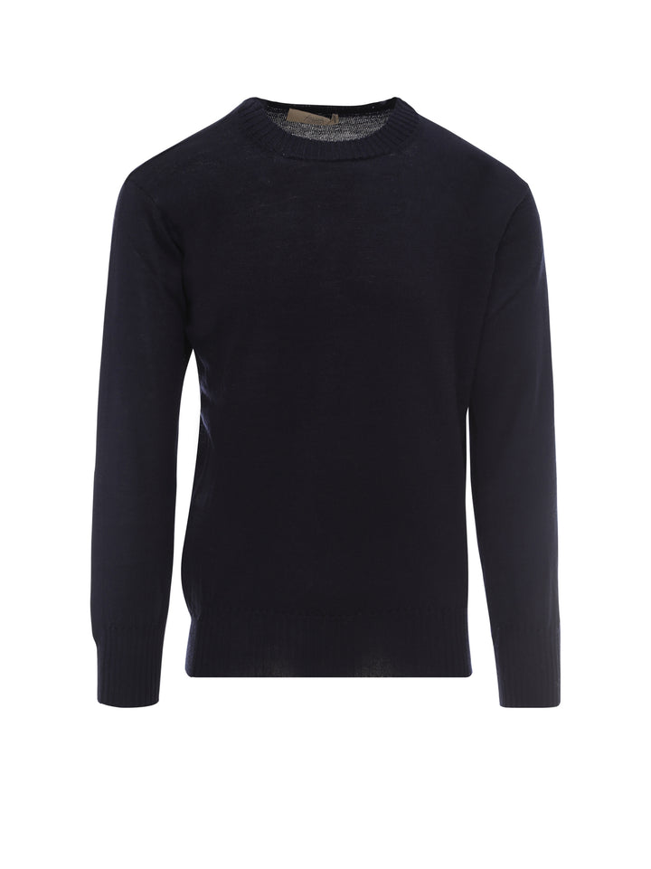 Technical wool sweater