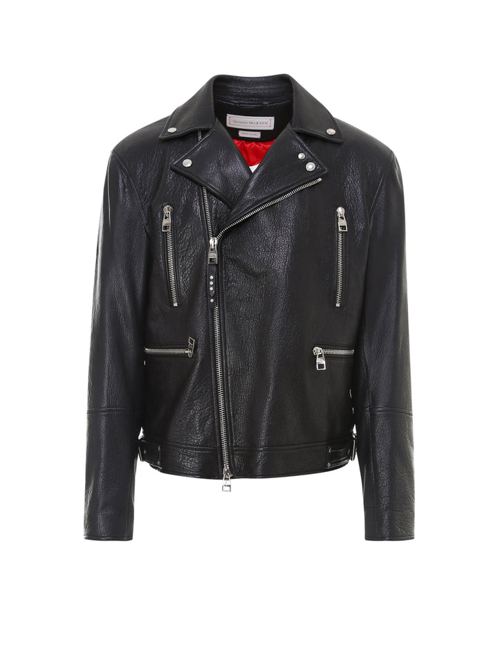 Alexander McQueen leather Biker Jacket