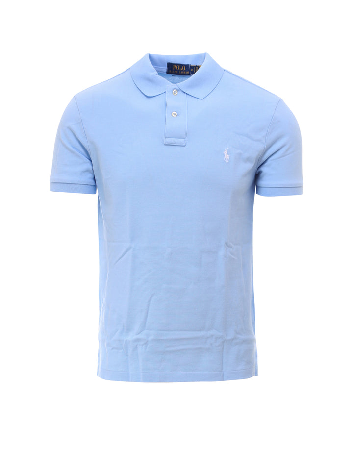 Cotton polo shirt with logo