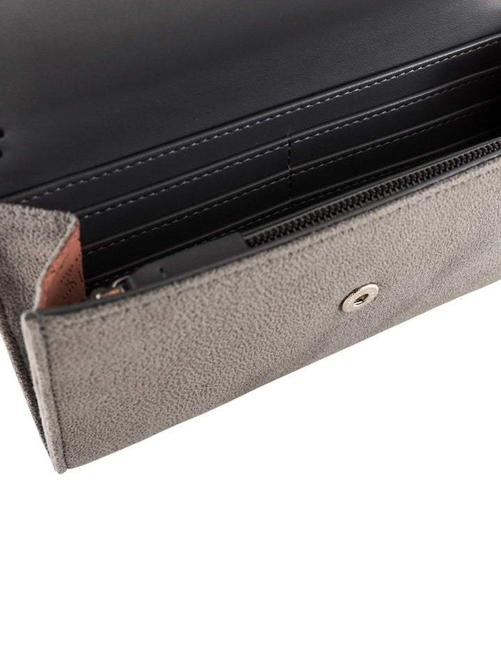 Continental flap wallet eco shaggy deer