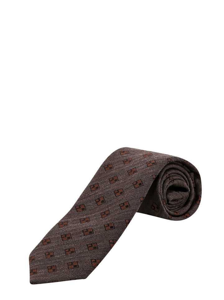 Wool and silk tie