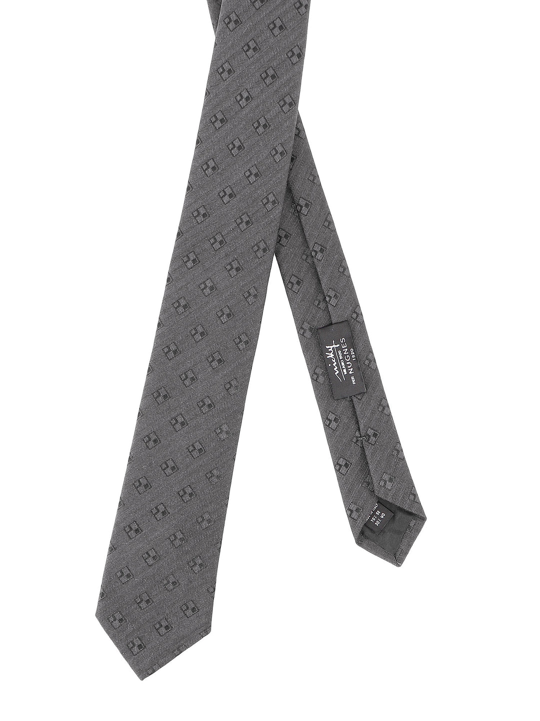 Wool and silk tie