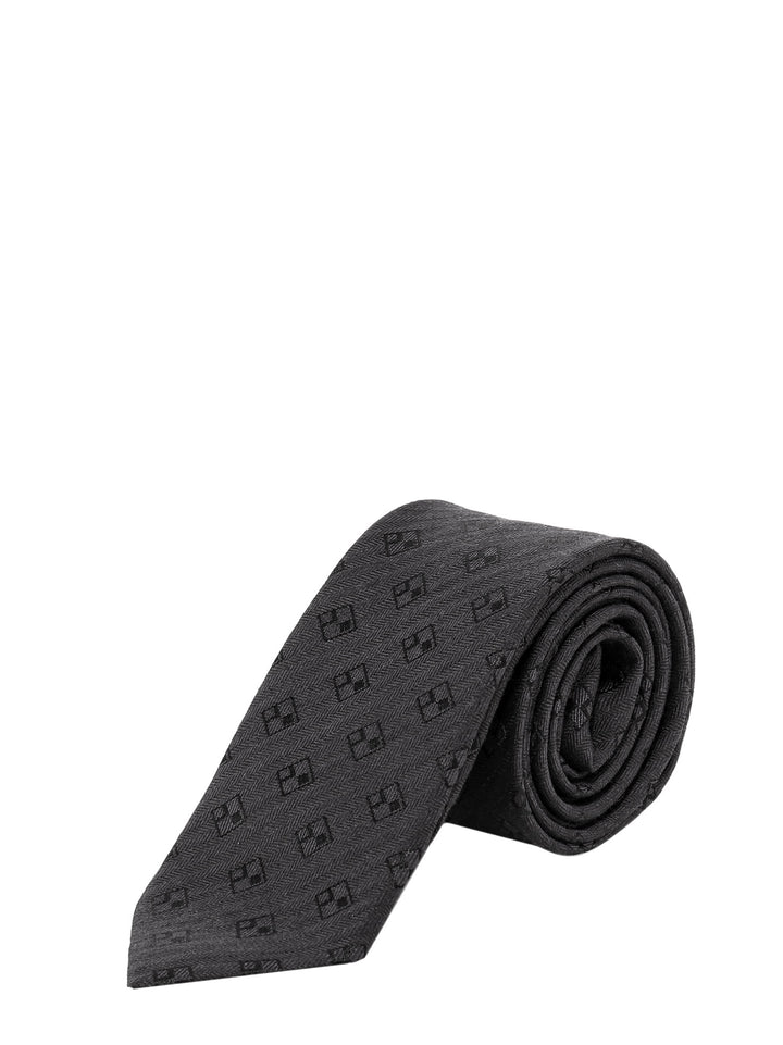 Wool and silk tie