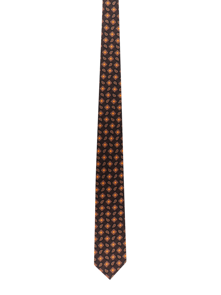 Wool and silk tie