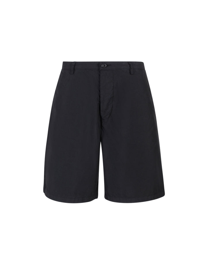 Cotton blend bermuda shorts