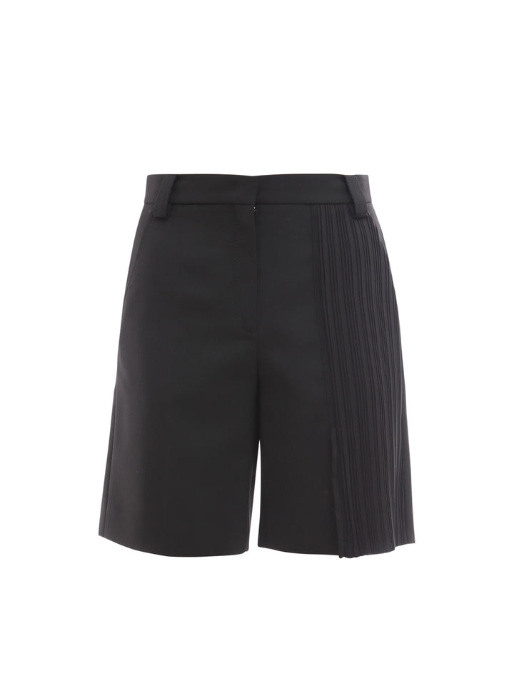 Wool bend shorts