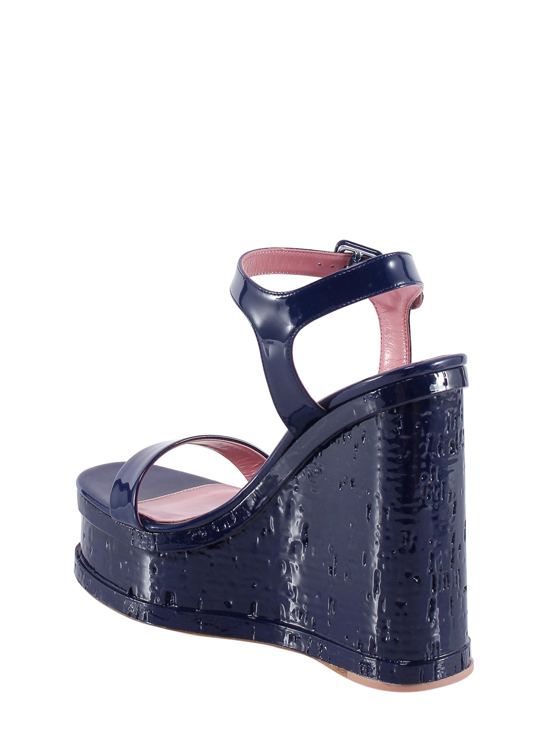 Patent leather sandals