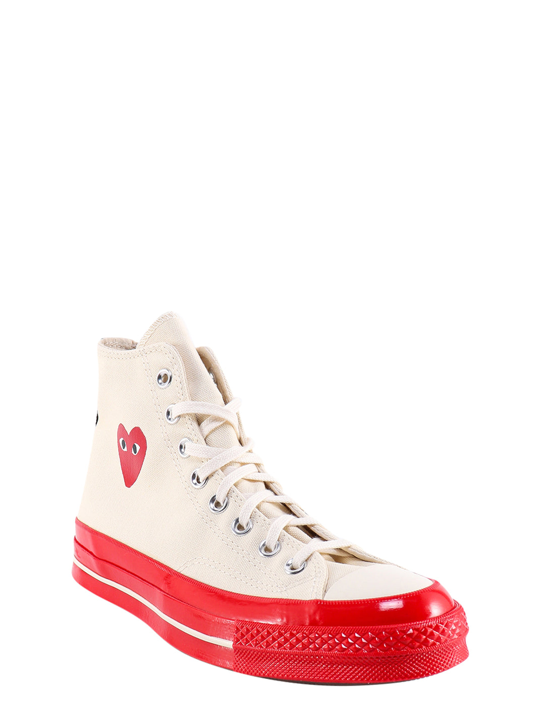 Chuck 70 CDG HI canvas sneakers with iconic heart print