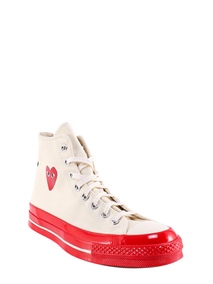 Chuck 70 CDG HI canvas sneakers with iconic heart print