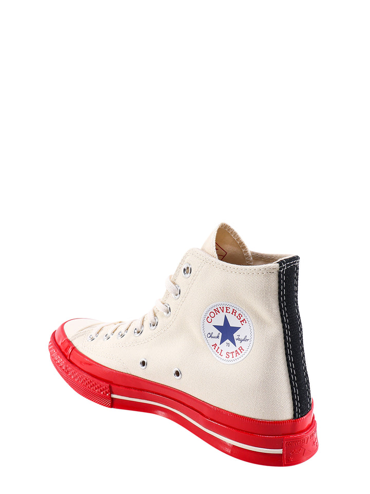 Chuck 70 CDG HI canvas sneakers with iconic heart print