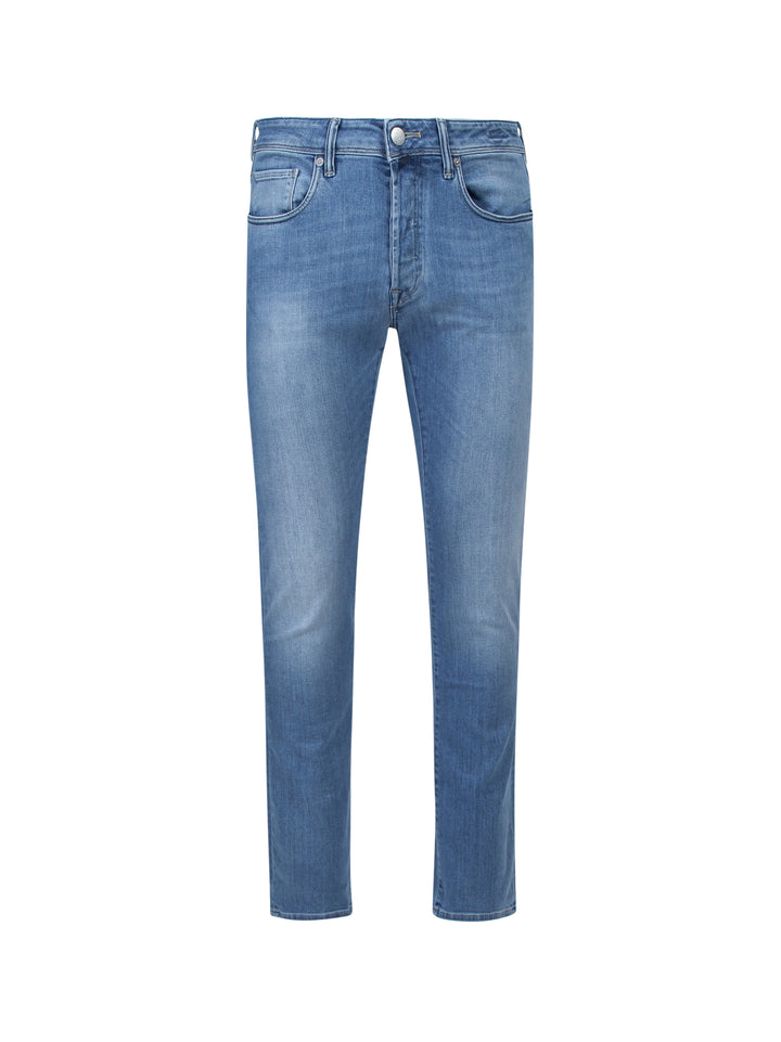 Slim fit stretch cotton jeans