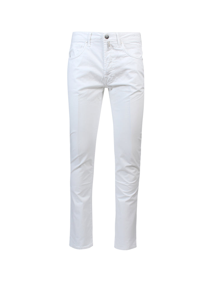 Stretch cotton trouser