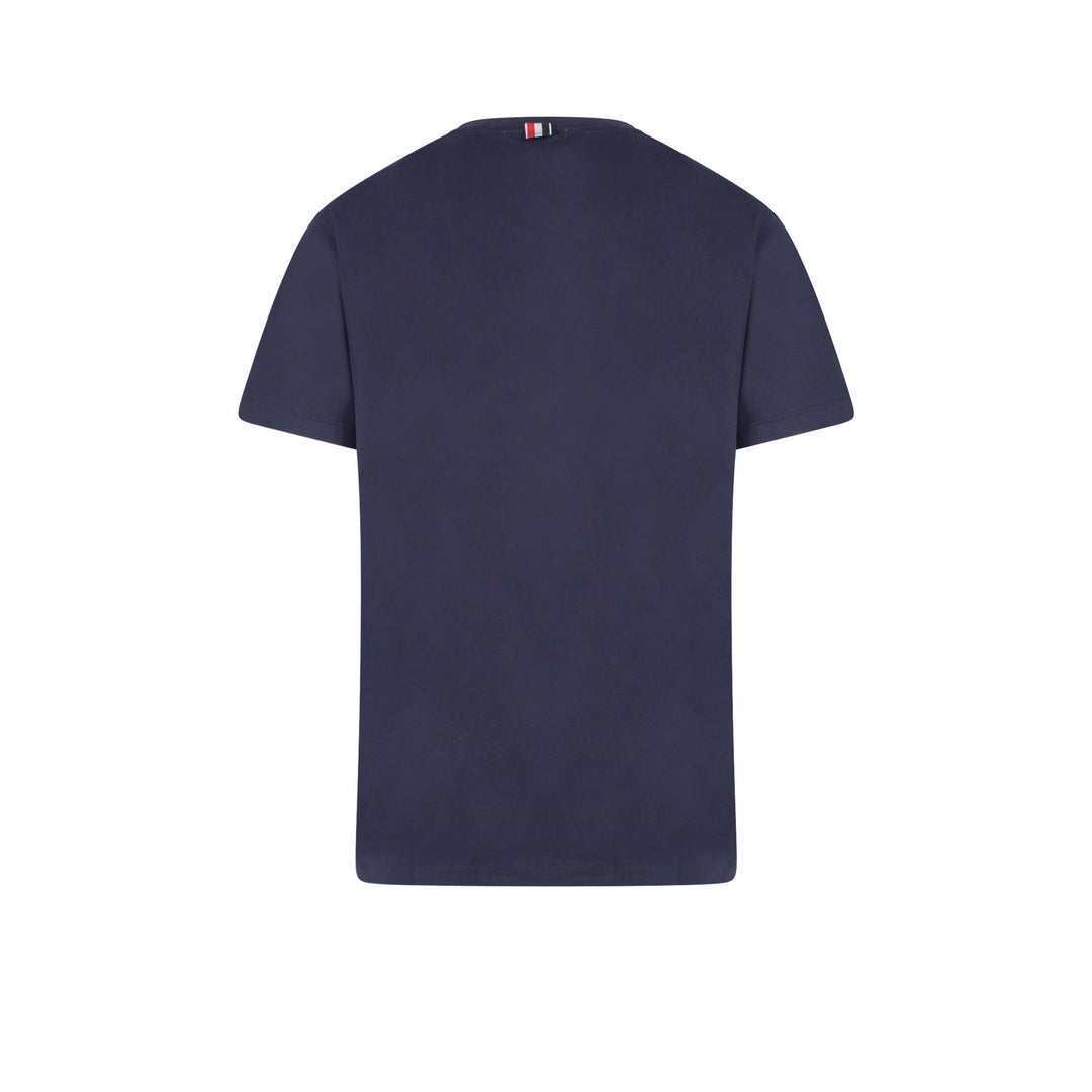 Cotton t-shirt with logo patch