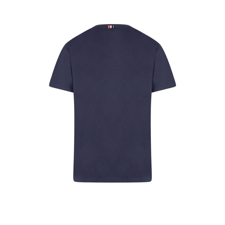 Cotton t-shirt with logo patch