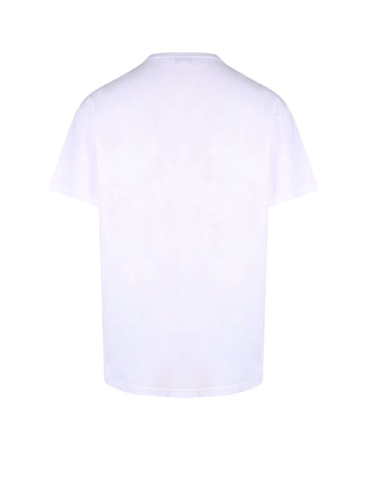 Cotton t-shirt with embossed logo