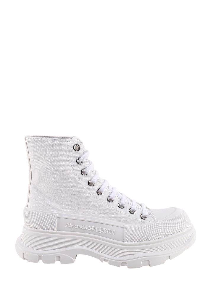 Canvas high-top sneakers