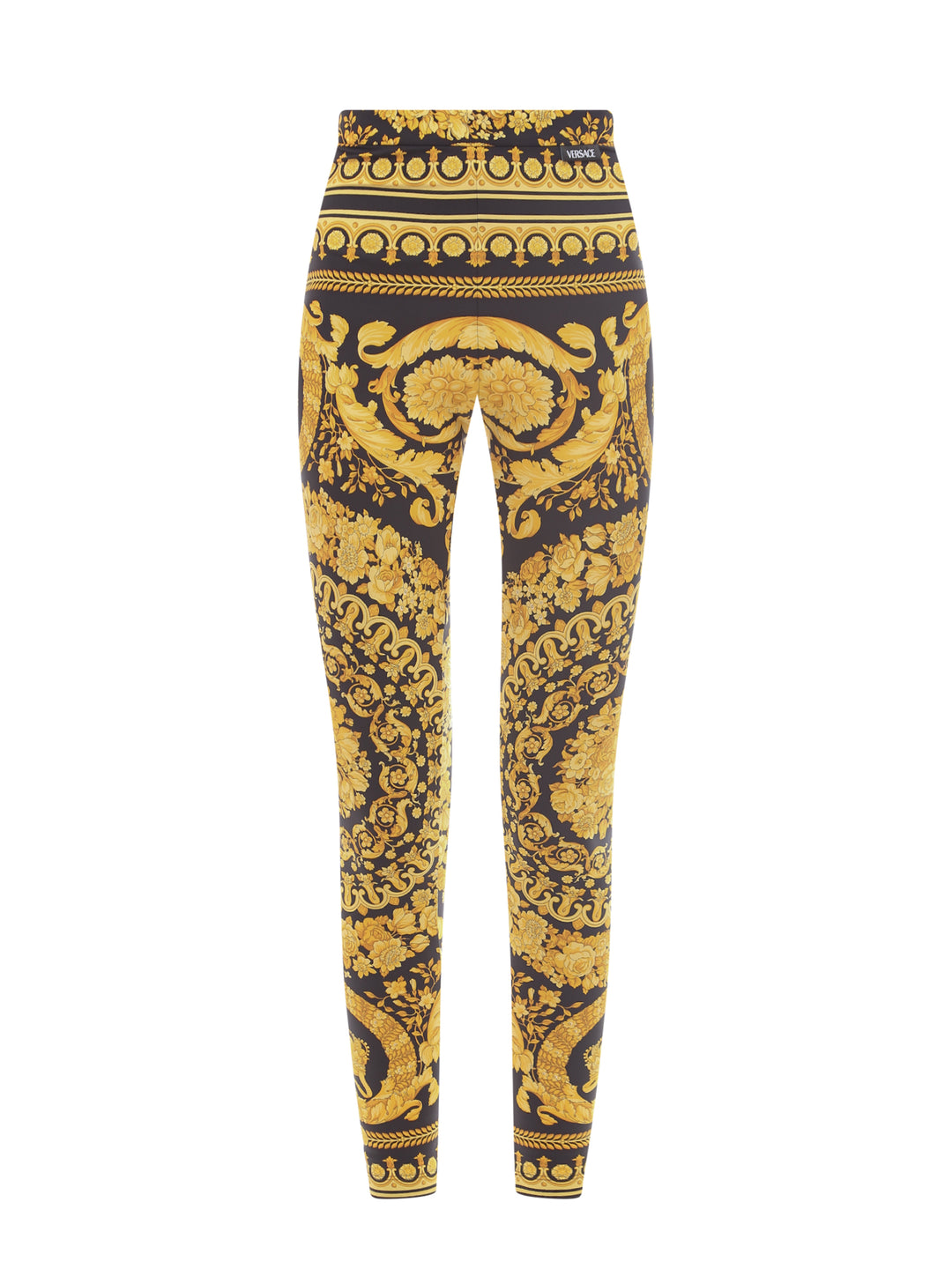 Leggings with iconic Baroque print