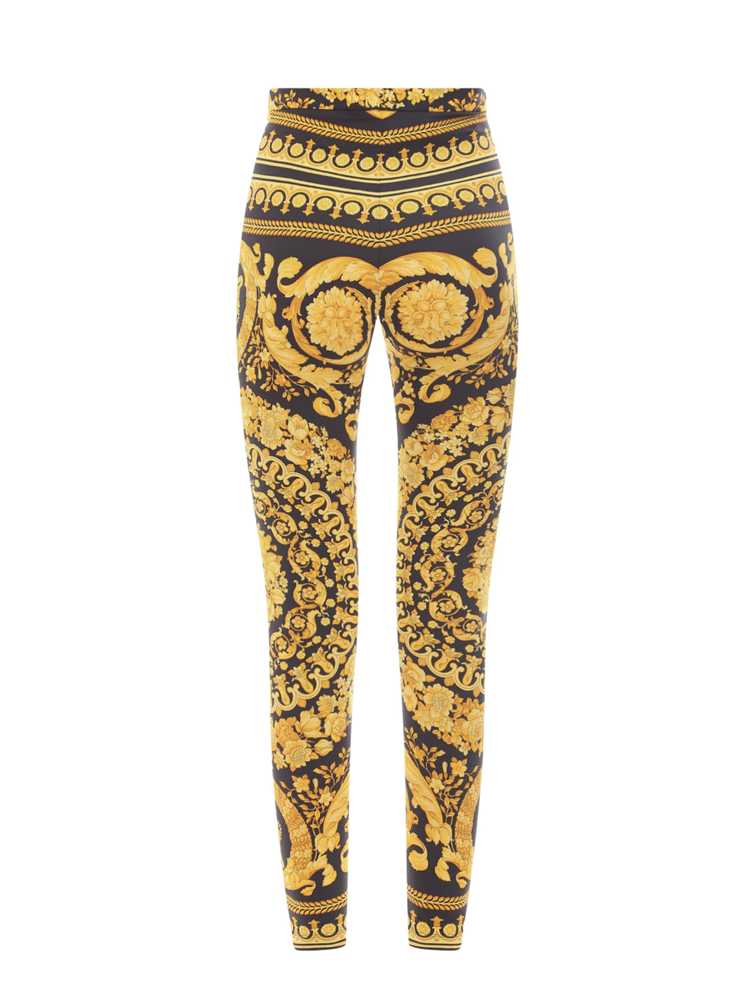 Leggings with iconic Baroque print