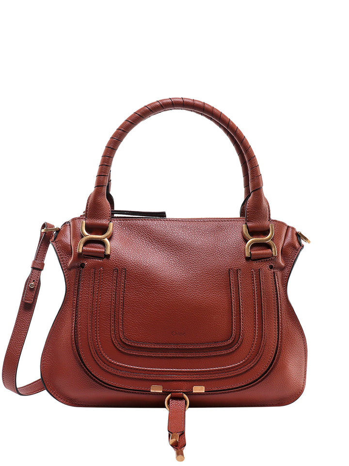 Marcie Medium leather handbag with removable shoulder strap