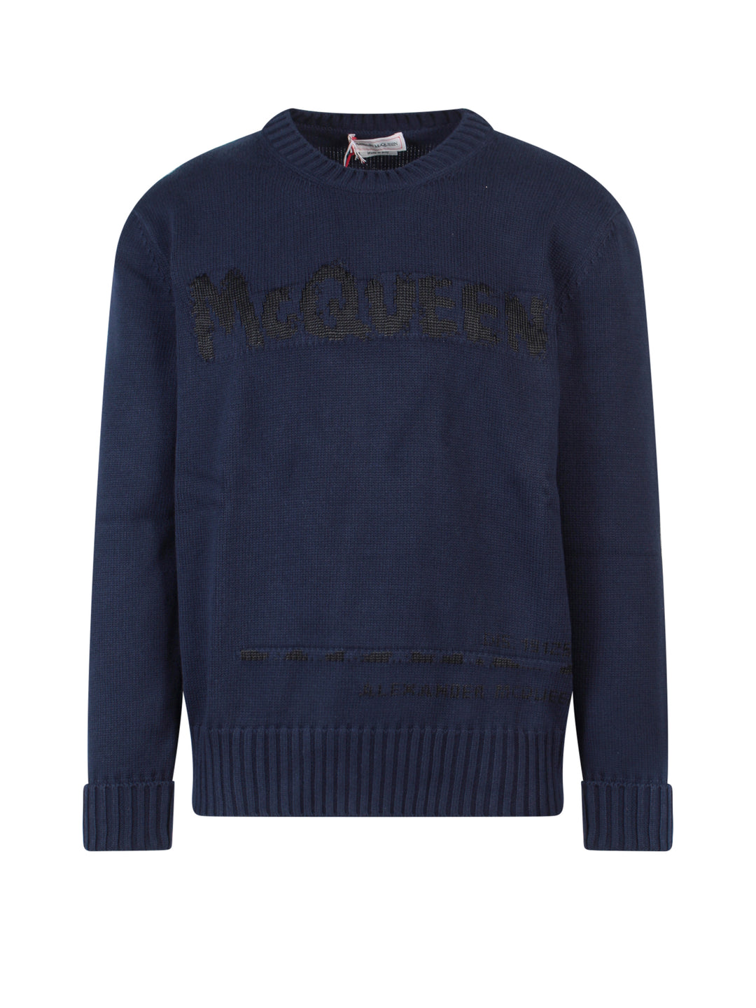 McQueen Graffiti cotton sweater