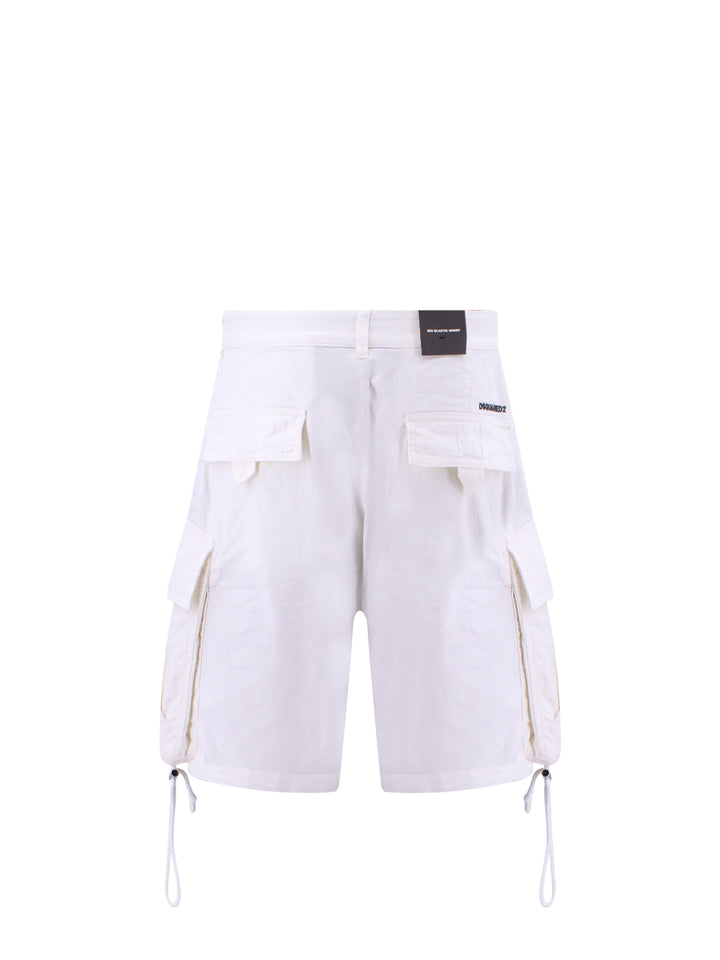 Cotton bermuda shorts with maxi pockets