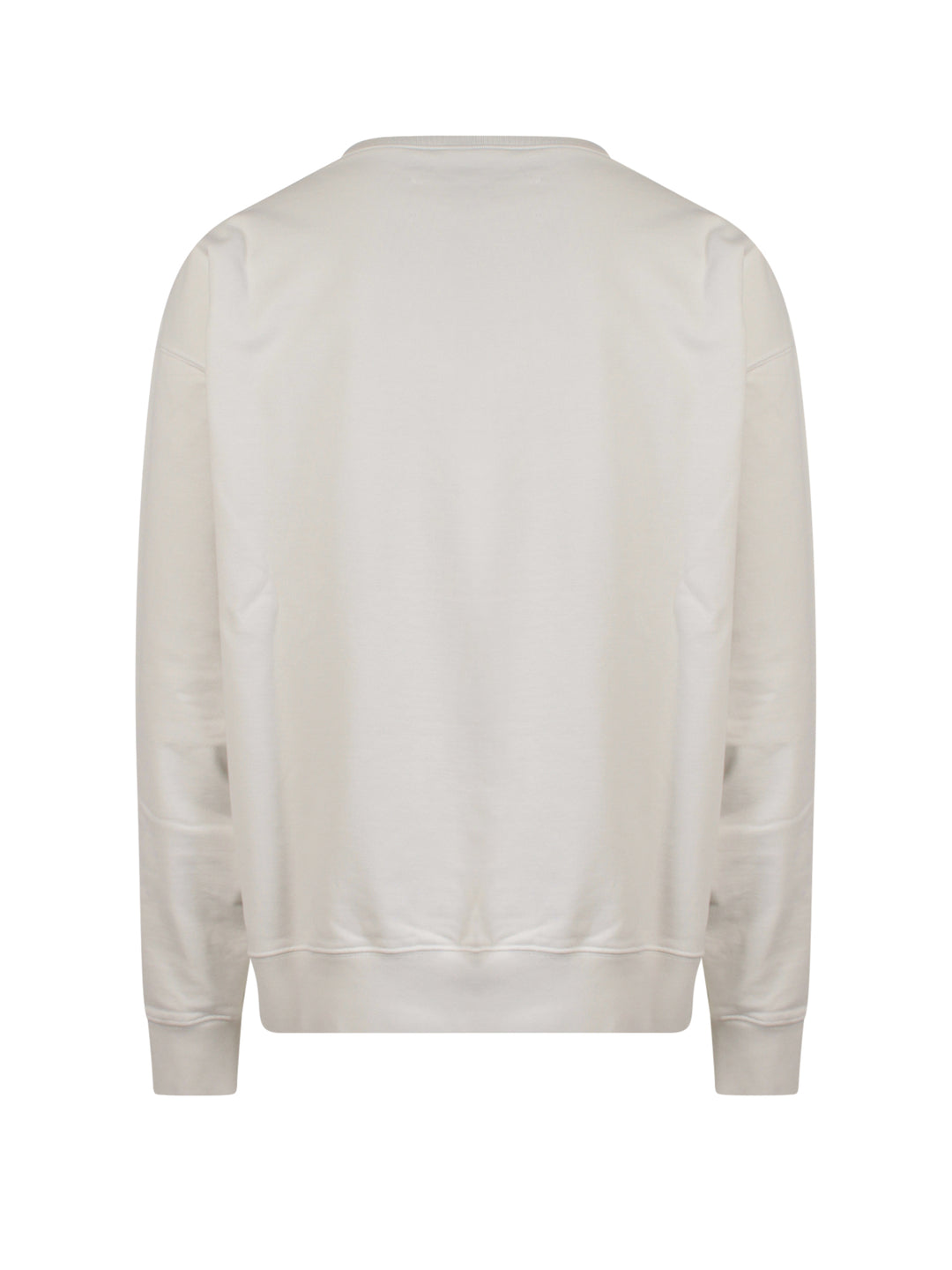 Cotton sweatshirt with embroidered logo on the front