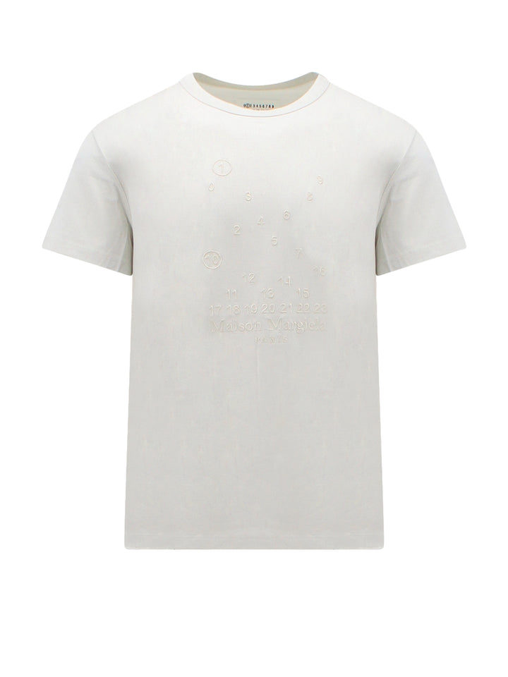 Cotton t-shirt with embroidered frontal logo