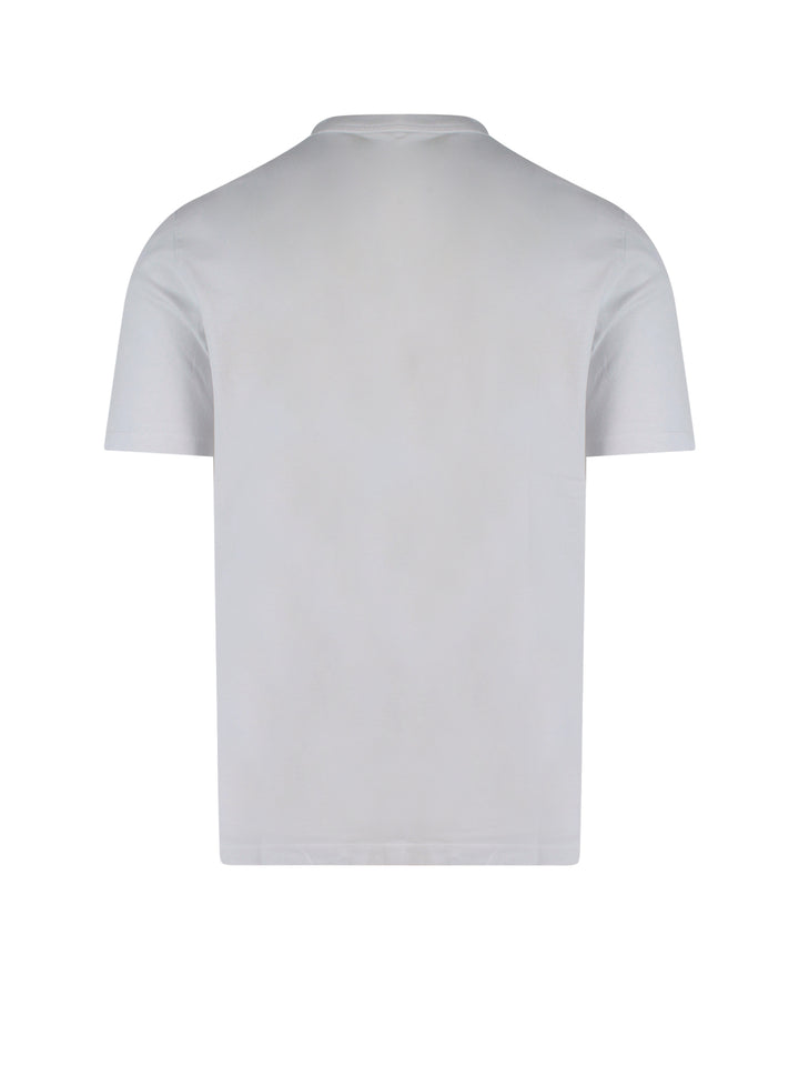 Cotton t-shirt with back iconic stitching