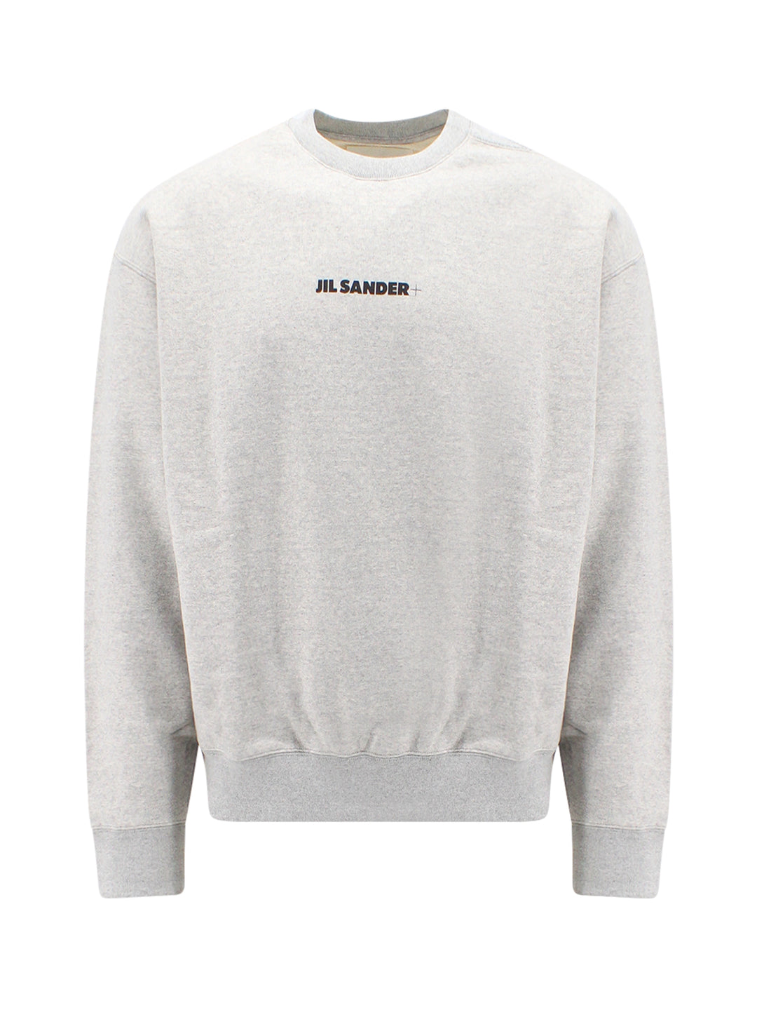 Cotton sweatshirt with frontal logo