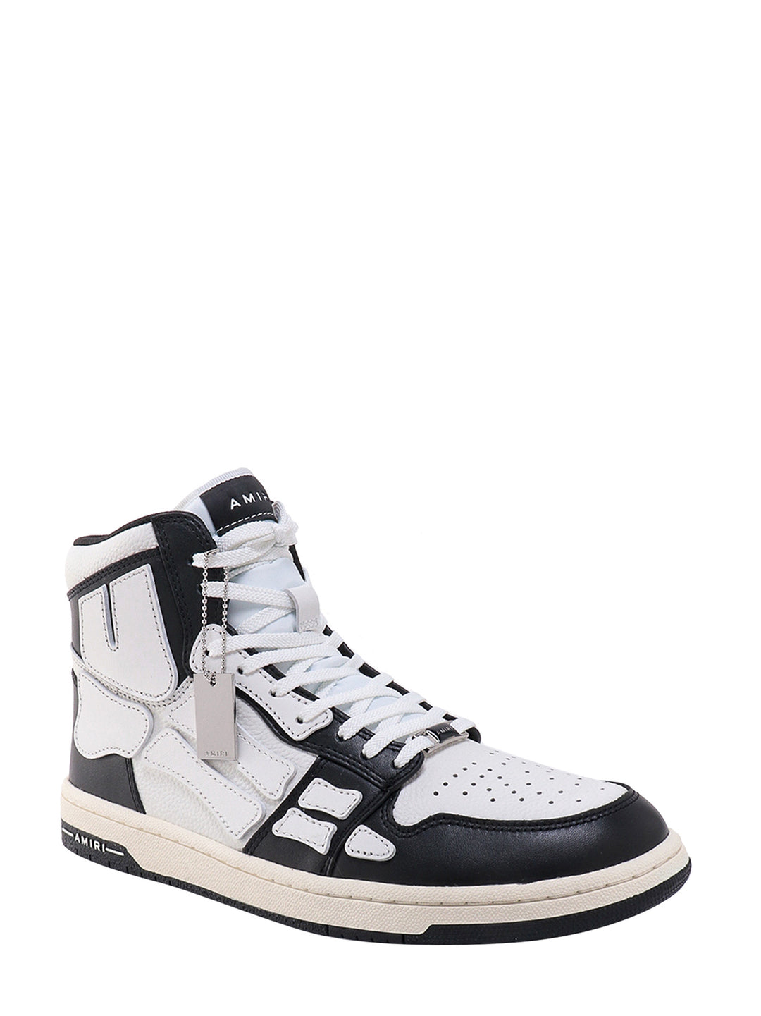 Leather sneakers with iconic bones