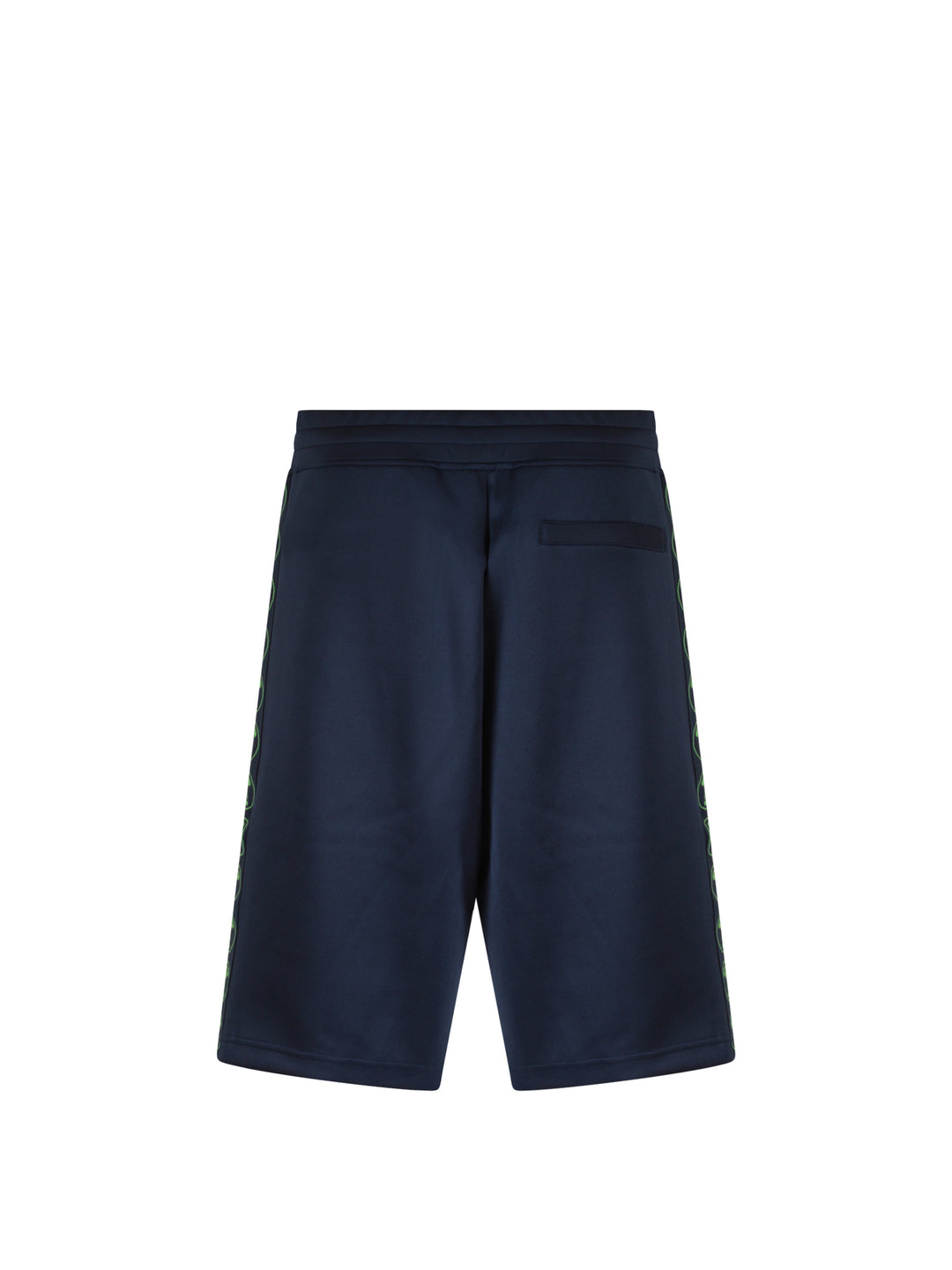 Jersey bermuda shorts with frontal logo