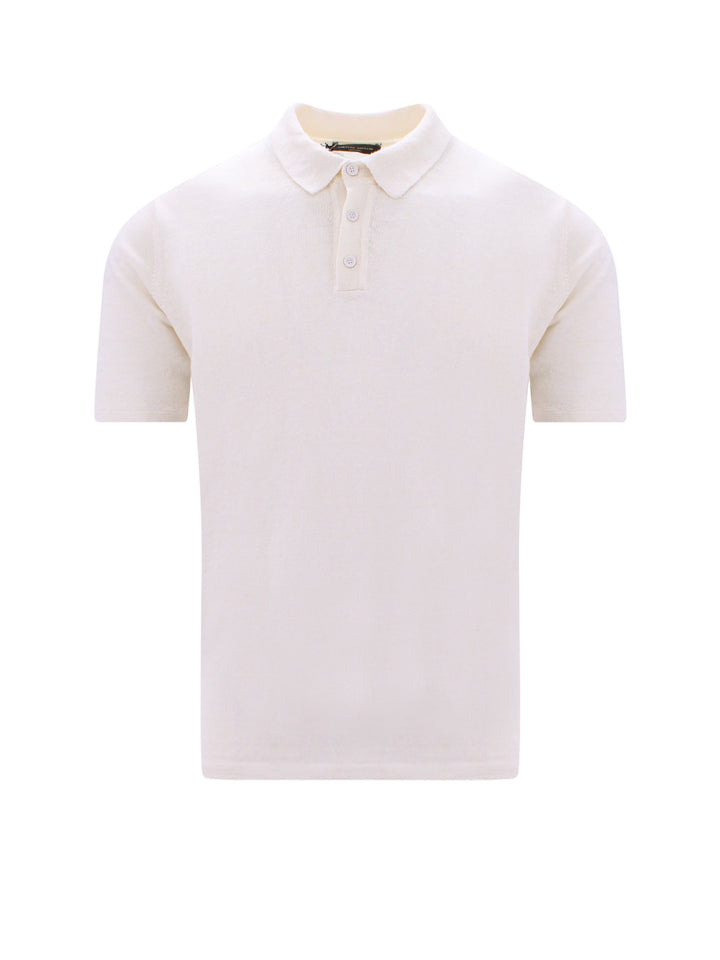 Linen polo shirt