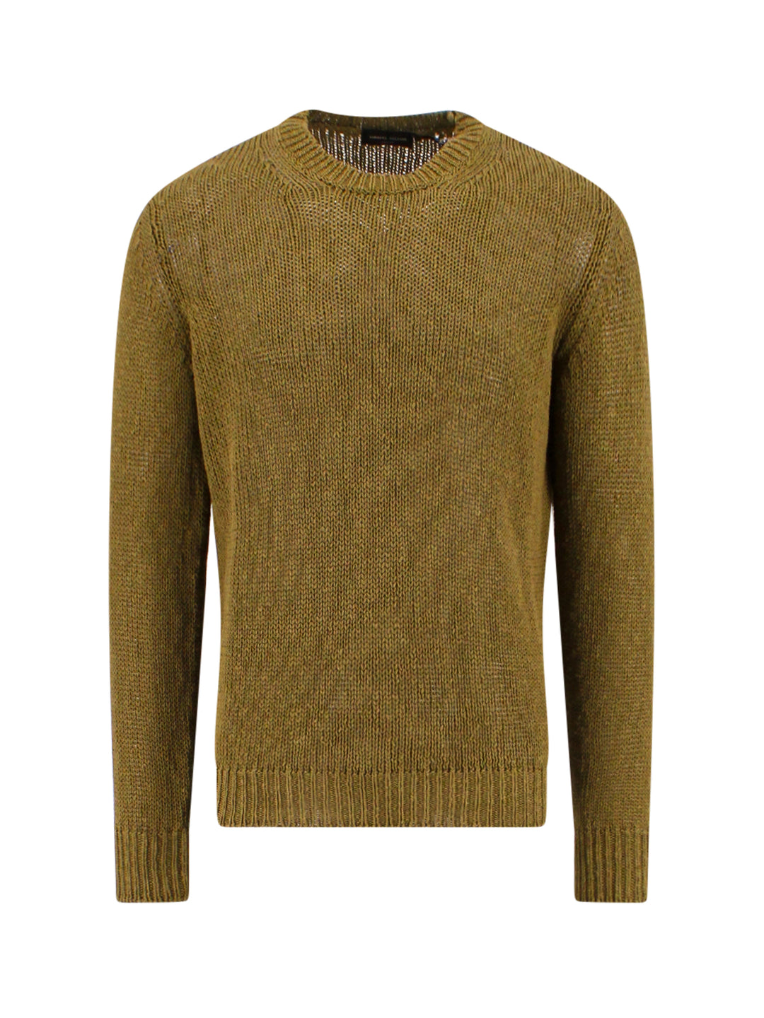 Cotton and linen sweater