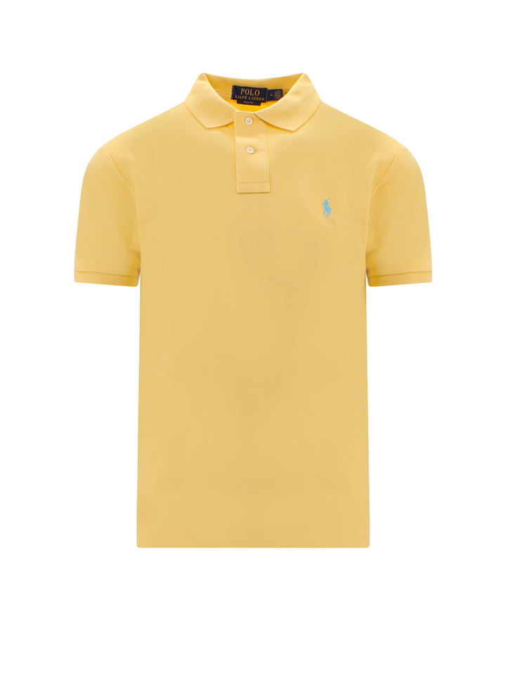 Cotton polo shirt with logo