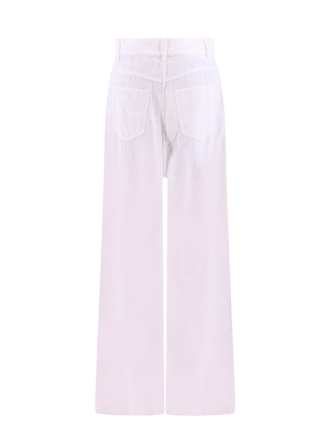 Linen trouser with frontal pinces