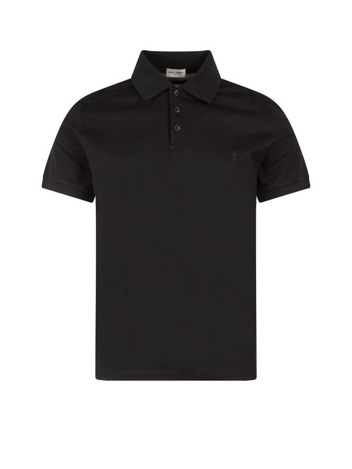 Piqué organic cotton polo shirt