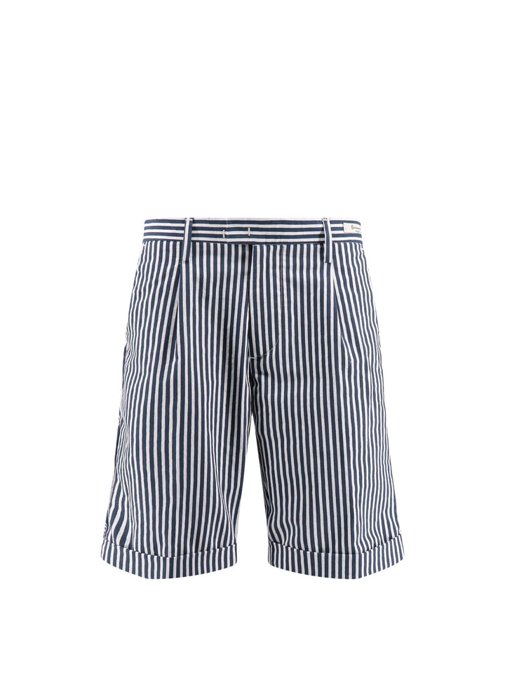 Cotton blend bermuda shorts