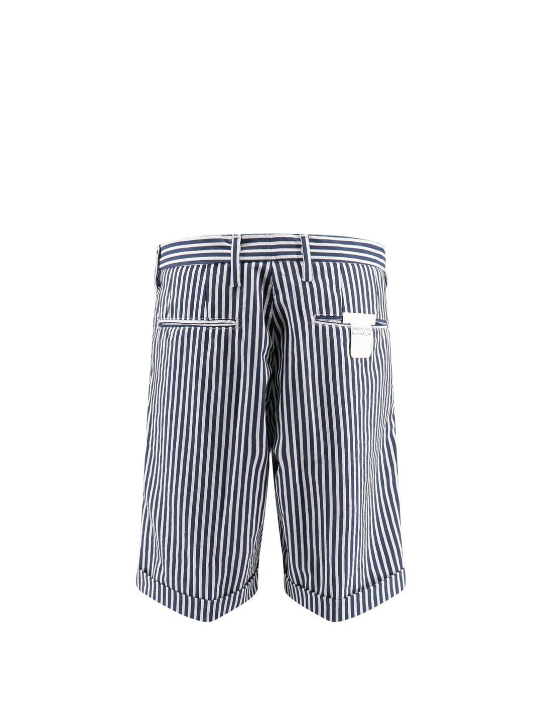 Cotton blend bermuda shorts