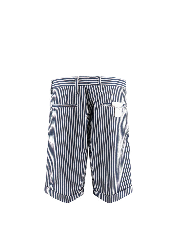 Cotton blend bermuda shorts