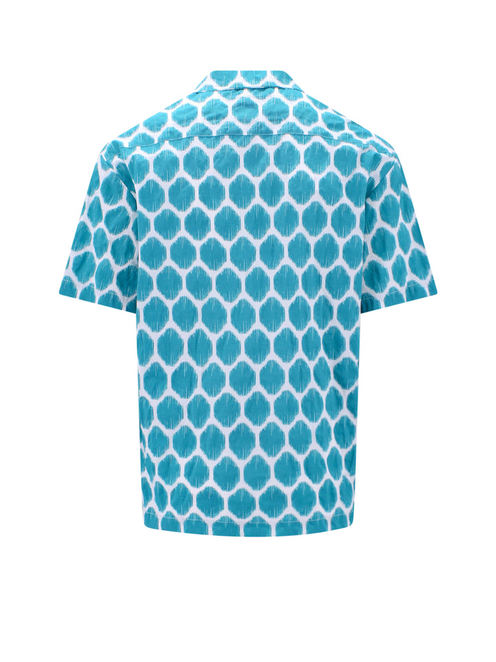 Cotton shirt with all-over print